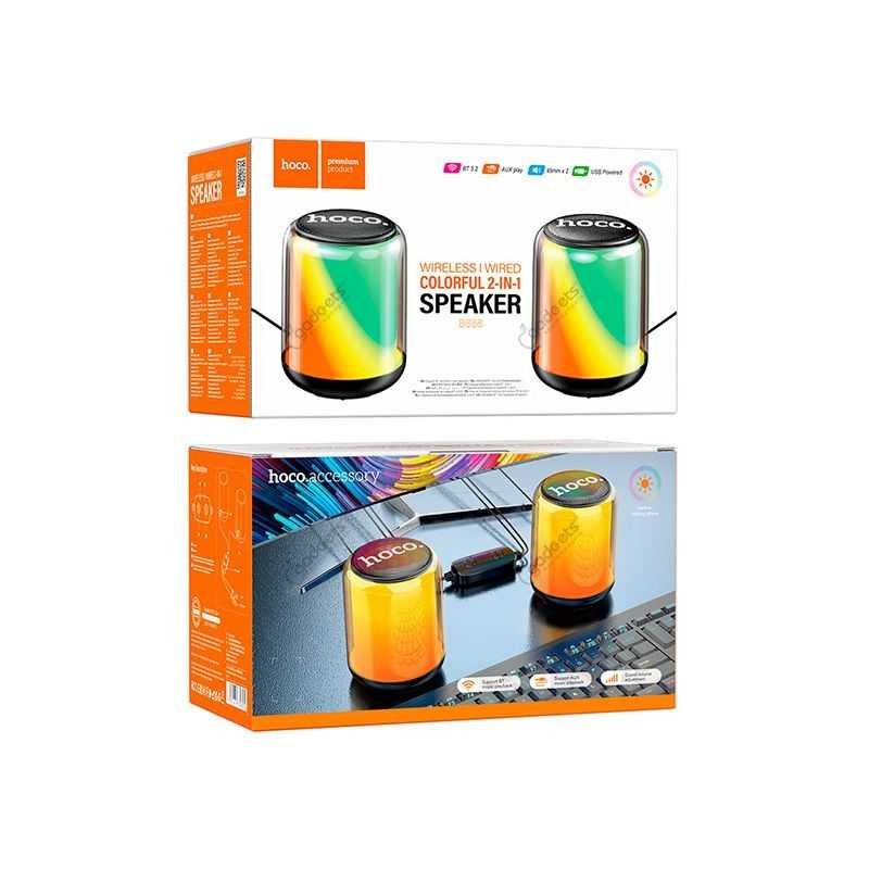 Hoco BS56 Colorful Wireless and wired speakers